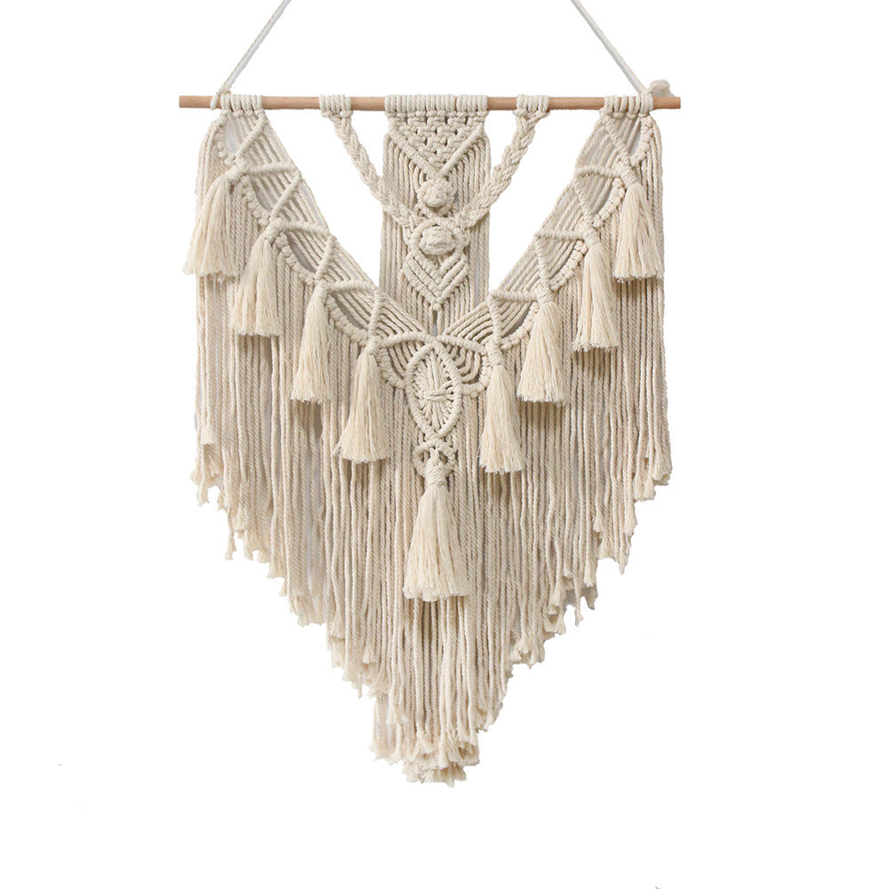 Handmade Macrame Wall Hanging Boho Woven Tapestry Bohemian Crafts Room Decoration Gorgeous Tapestry For Home Decor
