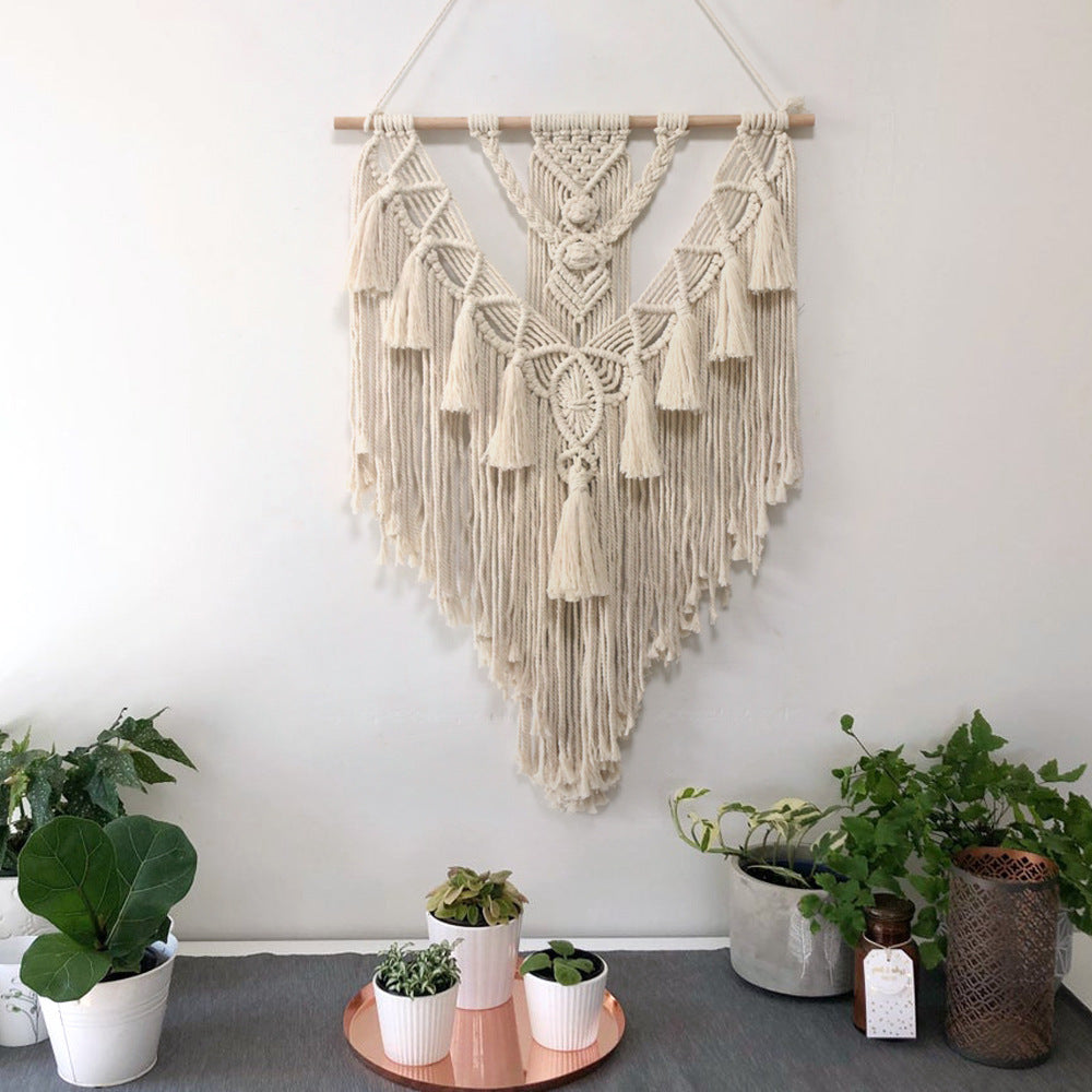 Handmade Macrame Wall Hanging Boho Woven Tapestry Bohemian Crafts Room Decoration Gorgeous Tapestry For Home Decor